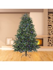 Premier Decorations Ltd Red/Blue 1000 LED Tree Brights 25m Christmas Lights with Timer - Image 1 of 4