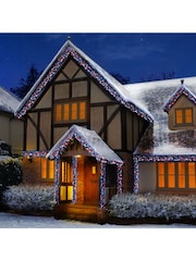 Premier Decorations Ltd 720 LED Red White Blue Mix Cluster Lights - Image 1 of 4