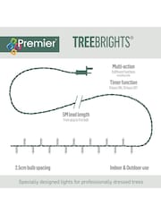 Premier Decorations Ltd White Warm Tree Brights 18.7m 750 Christmas Lights with Timer - Image 3 of 4
