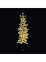 Premier Decorations Ltd Green Snowy Pre Lit Slim 7ft Christmas Tree with Warm White Lights - Image 2 of 2
