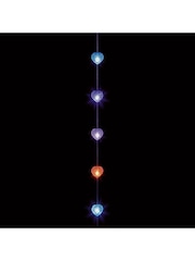 Premier Decorations Ltd Rainbow Hearts 12x12m Flexi Bright LED Heart Curtain Lights - Image 3 of 3