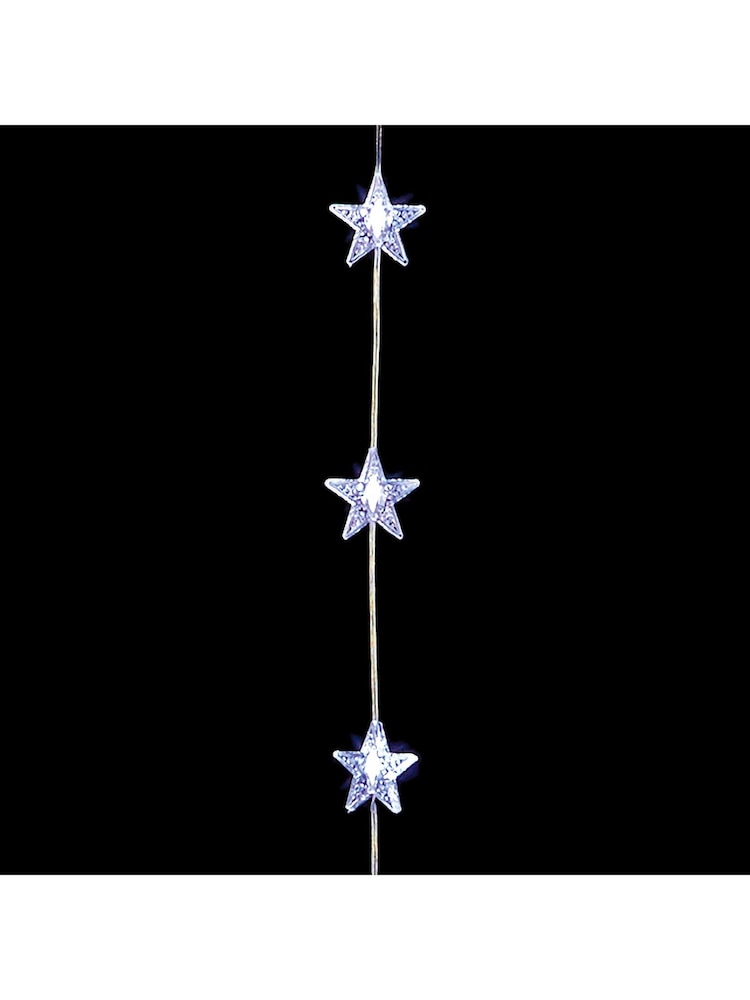 Premier Decorations Ltd White Flexi Bright LED Star Window Fairy Lights - Image 2 of 3