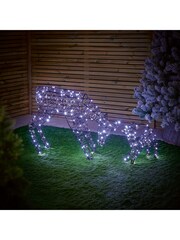 Premier Decorations Ltd 1.4m Light Up Christmas Fawn Decoration - Image 1 of 4