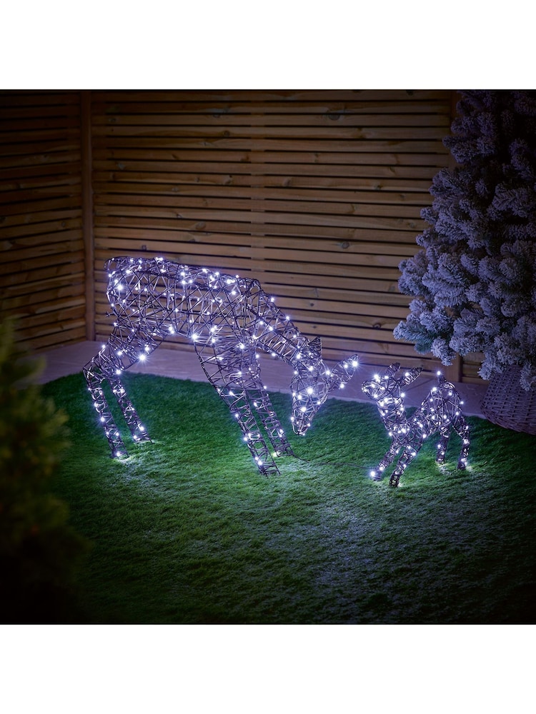 Premier Decorations Ltd 1.4m Light Up Christmas Fawn Decoration - Image 1 of 4