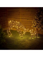 Premier Decorations Ltd 1.4m Light Up Christmas Fawn Decoration - Image 2 of 4