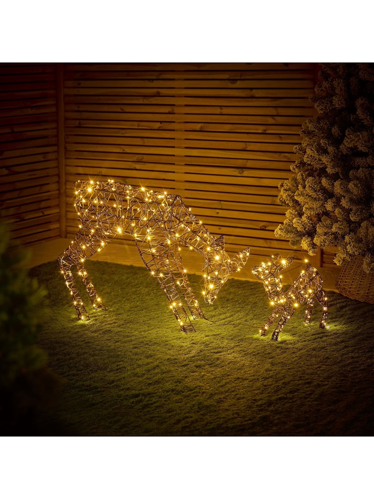 Premier Decorations Ltd 1.4m Light Up Christmas Fawn Decoration - Image 2 of 4
