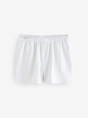 Grey Textured Short Set Pyjamas - Image 10 of 12