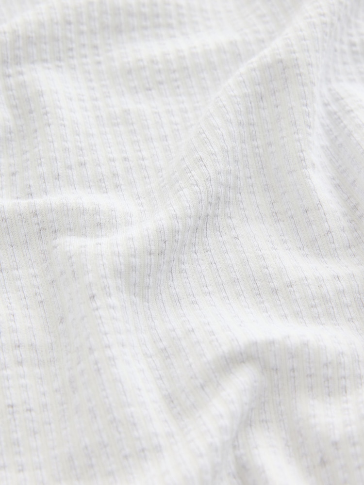 Grey Textured Short Set Pyjamas - Image 11 of 12