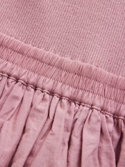 Purple Tiered Skirt 100% Cotton Dress (3-12yrs) - Image 8 of 9