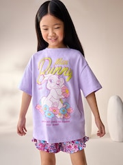Purple 100% Cotton Bambi Miss Bunny Oversized License T-Shirt (3-16yrs) - Image 2 of 8