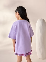 Purple 100% Cotton Bambi Miss Bunny Oversized License T-Shirt (3-16yrs) - Image 4 of 8
