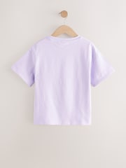 Purple 100% Cotton Bambi Miss Bunny Oversized License T-Shirt (3-16yrs) - Image 6 of 8