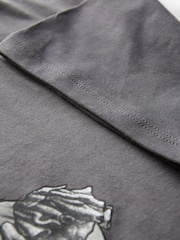 Grey Wednesday License Graphic 100% Cotton T-Shirt (8-16yrs) - Image 4 of 4