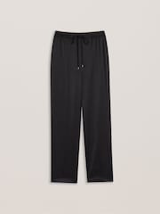 Ted Baker Black Natori Satin Slim Taper Joggers - Image 4 of 6