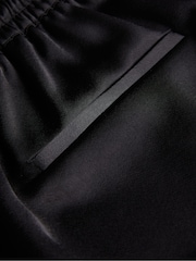Ted Baker Black Natori Satin Slim Taper Joggers - Image 5 of 6