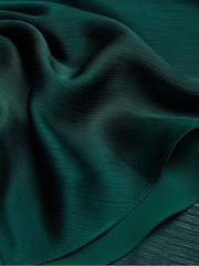 Ted Baker Green Rimini Draped Neck Detail Midi Dress - Image 5 of 6