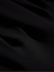 Ted Baker Black Loisss Flippy Skirt Long Sleeve Mini Dress - Image 6 of 7