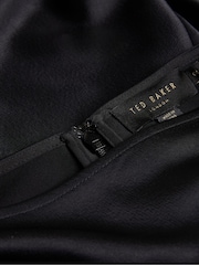 Ted Baker Black Avelli Curve Seam Detail Midi Dress - Image 6 of 6