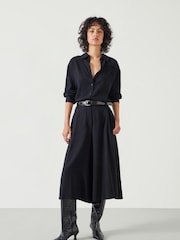 Hush Black Akira Pinstripe Culotte - Image 1 of 4