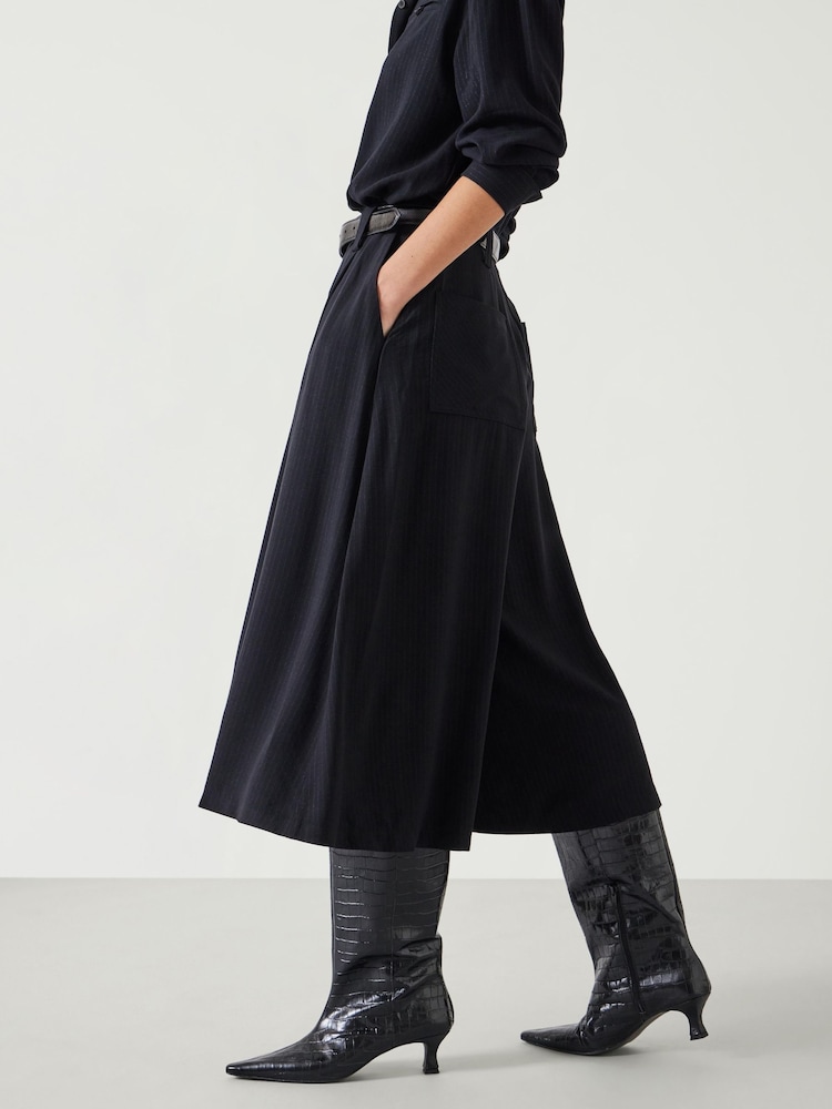 Hush Black Akira Pinstripe Culotte - Image 2 of 4