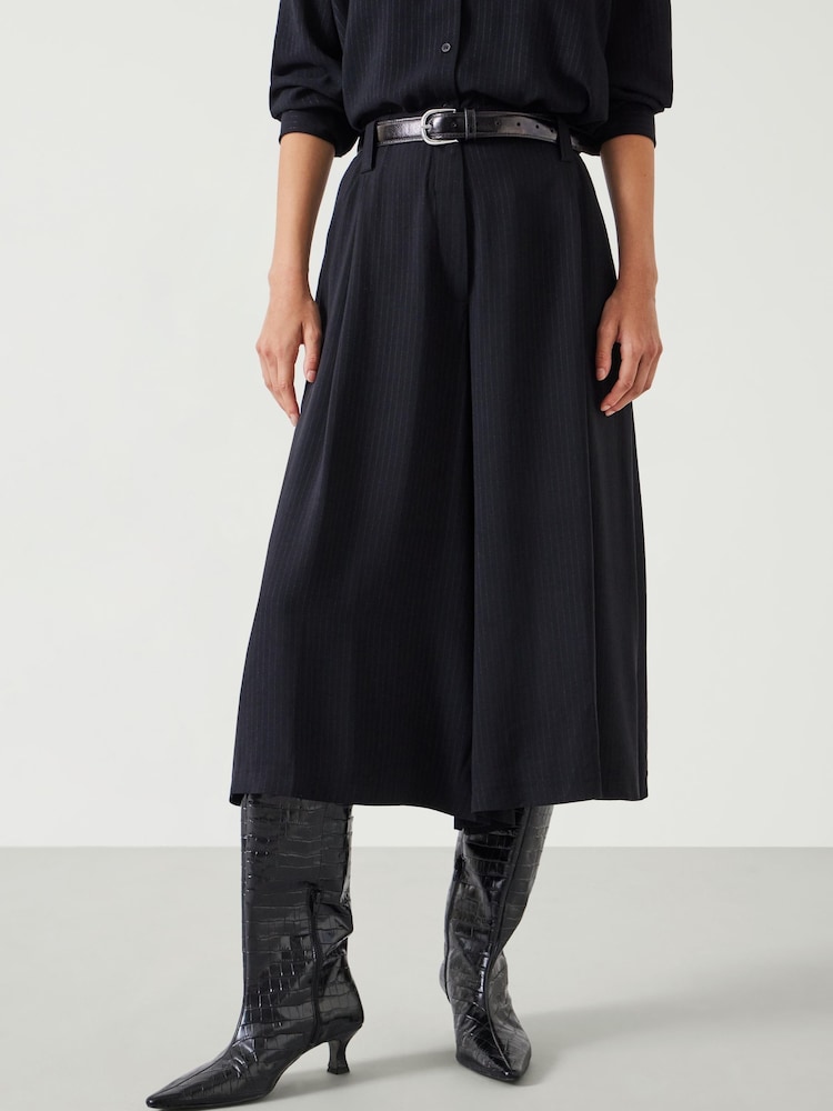Hush Black Akira Pinstripe Culotte - Image 3 of 4