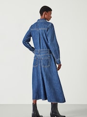 Hush Bella Jeans-Maxikleid aus 100 % Baumwolle - Bild 3 von 6