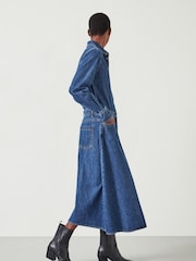 Hush Bella Jeans-Maxikleid aus 100 % Baumwolle - Bild 4 von 6
