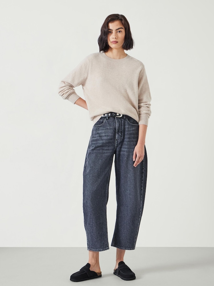 Hush Cream Ivy Fine Merino Crew Jumper - Image 2 of 5