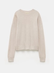 Hush Cream Ivy Fine Merino Crew Jumper - Image 5 of 5
