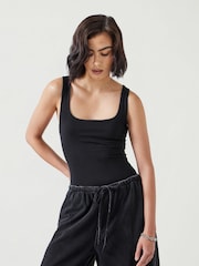 Hush Black Jade Wide Strap Scoop Vest - Image 1 of 5