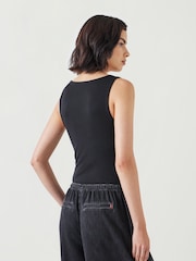 Hush Black Jade Wide Strap Scoop Vest - Image 3 of 5
