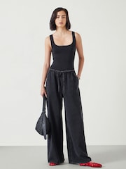 Hush Black Jade Wide Strap Scoop Vest - Image 4 of 5
