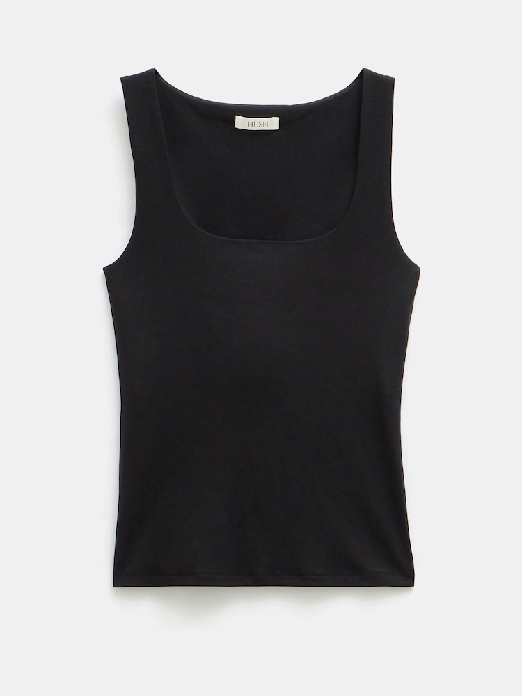 Hush Black Jade Wide Strap Scoop Vest - Image 5 of 5