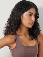 Hush Brown Jade Wide Strap Scoop Vest - Image 3 of 4