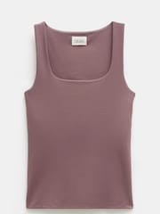 Hush Brown Jade Wide Strap Scoop Vest - Image 4 of 4