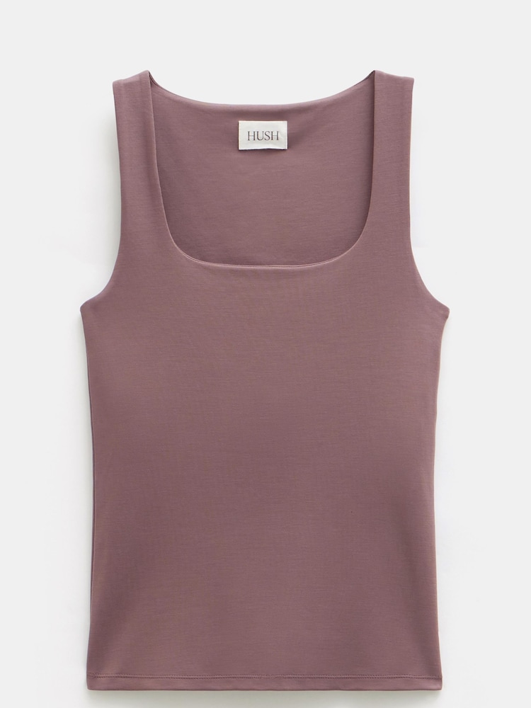 Hush Brown Jade Wide Strap Scoop Vest - Image 4 of 4