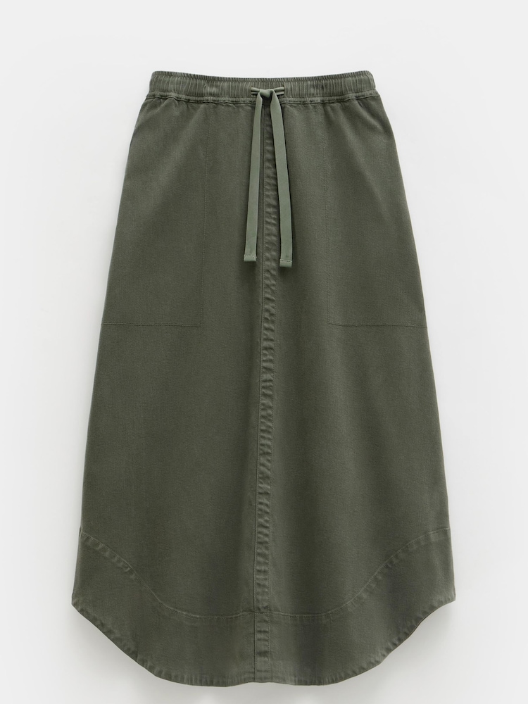 Hush Green Ava Midi Skirt - Image 5 of 5