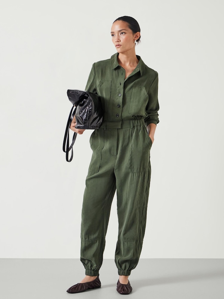 Зеленый - Hush Feyre Utility Jumpsuit - Изображение 1 из 4
