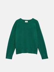 Hush Green Alina Cashmere Crew Jumper - Image 5 of 5