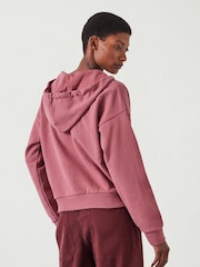 Hush Pink Daisy Wrap 100% Cotton Hoodie - Image 2 of 5