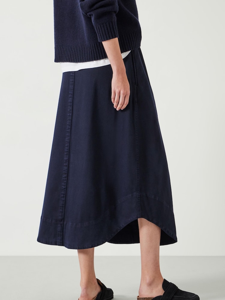 Hush Blue Ava Midi Skirt - Image 2 of 6