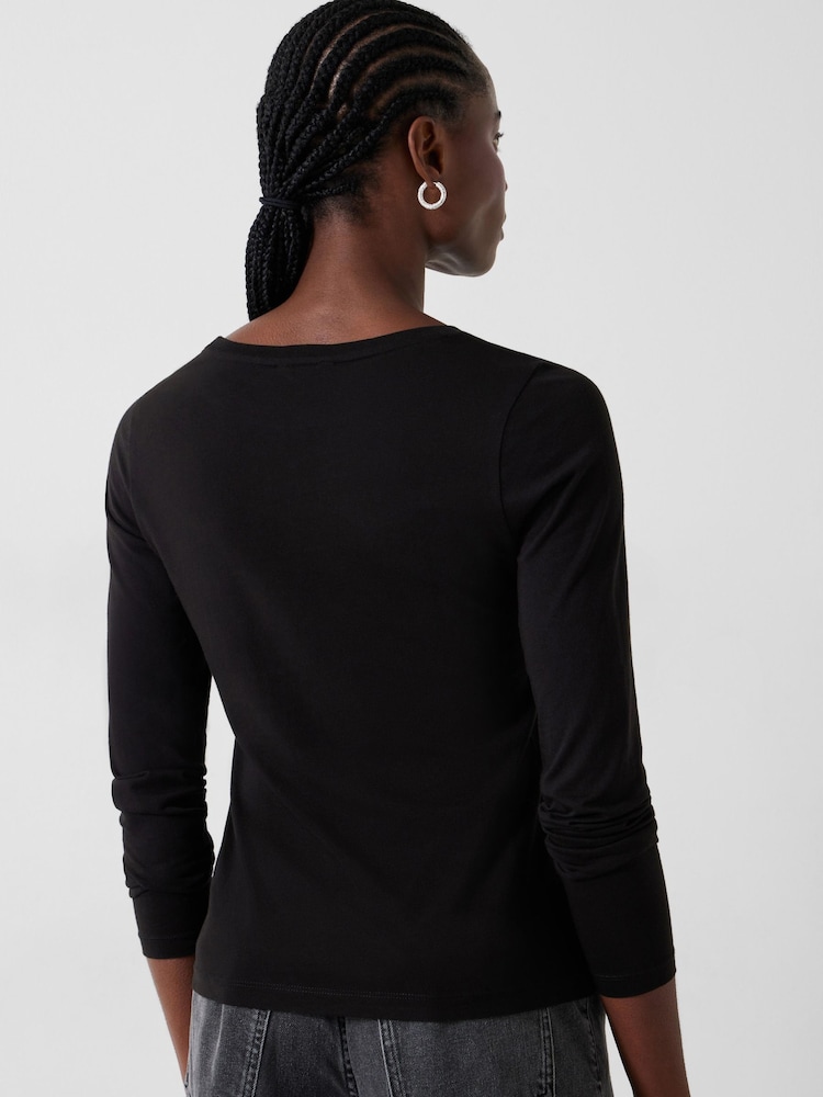 Hush Black Lara Fine Knit Jumper - Image 2 of 4