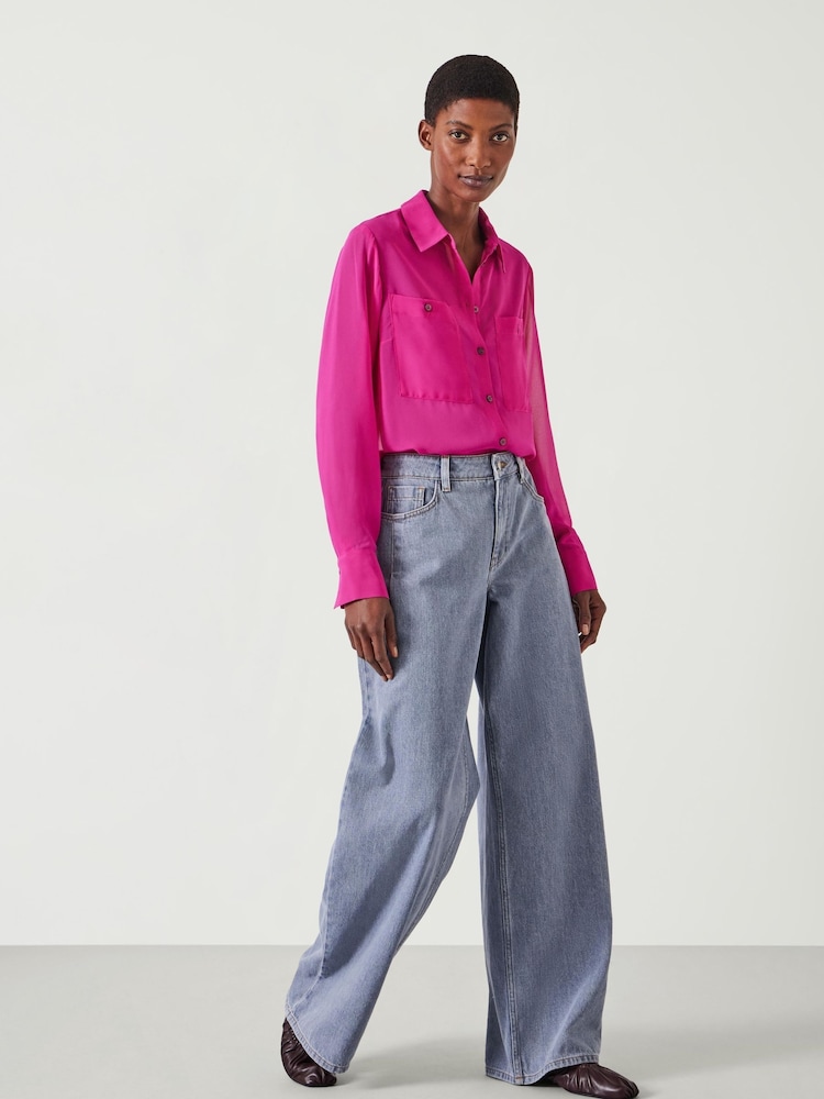 Pink - Hush Havana Transparentes Hemd - Bild 2 von 5