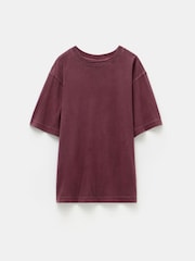 Hush Brown Oversized 100% Cotton Flo T-Shirt - Image 4 of 4