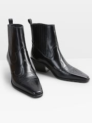 Hush Black Kendall Western Boots - Image 4 of 5