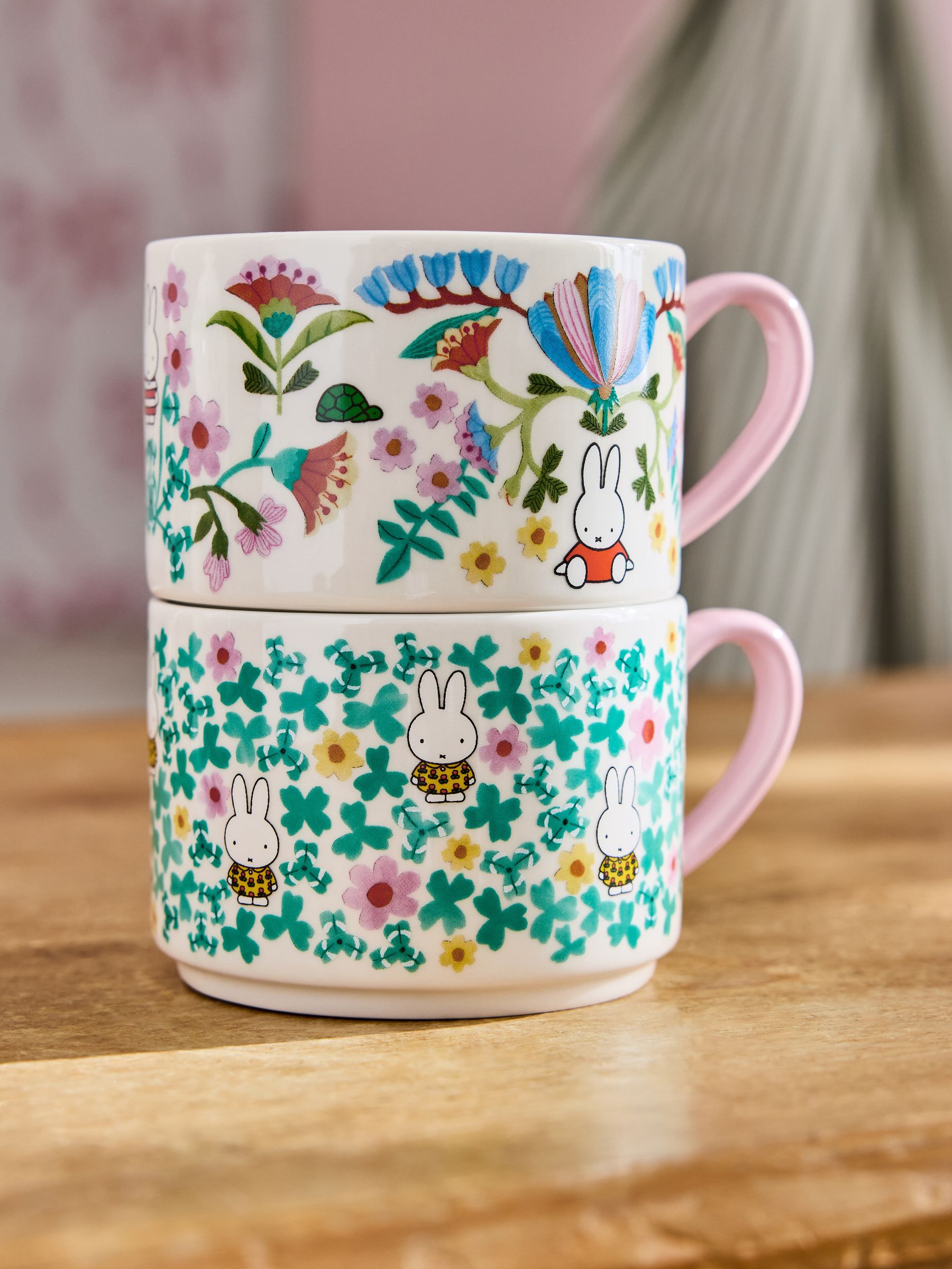 新品 - Time for tea 花形ナプキンリングセットx2 Buy Cath Kidston Pink/Cream Miffy Stackable Tea for 2 from Next USA
