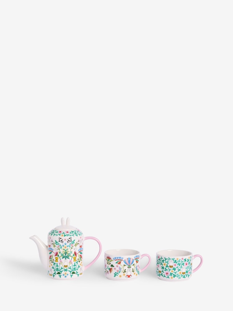 Cath Kidston Pink/Cream Miffy Tea for Two - Image 6 of 8