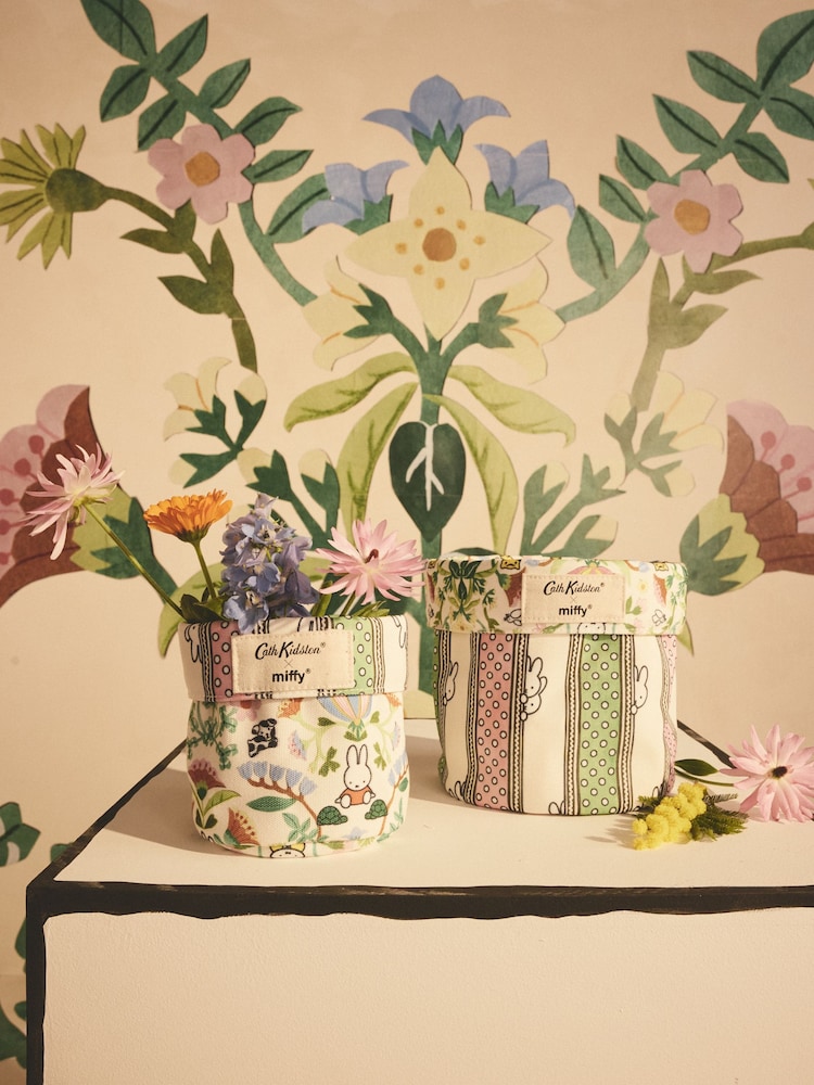 Набор двусторонних сумок для хранения с принтом Cath Kidston 2 - Image 2 of 7