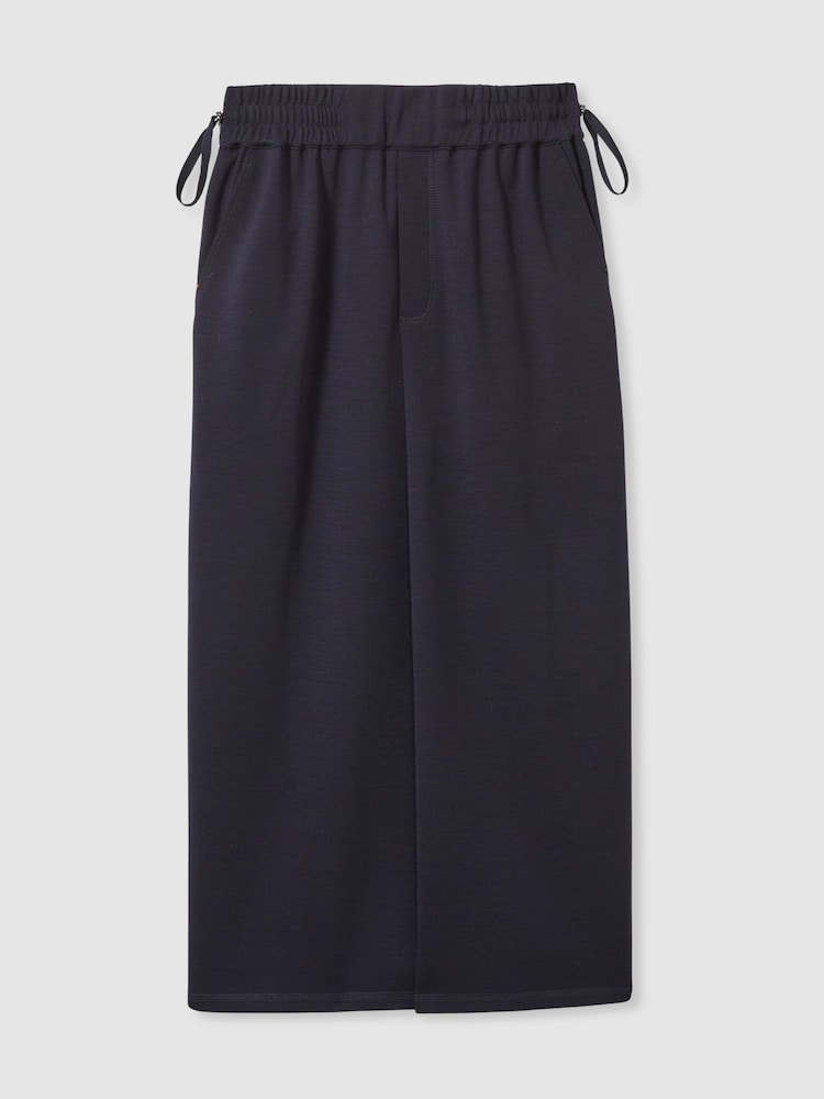 Reiss Nora Wool-Blend Ruched Jersey Midi Skirt - Bild 2 von 6 Reiss Nora Wool-Blend Ruched Jersey Midi Skirt - Bild 2 von 6