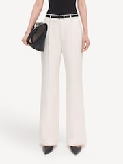 Simkhai Ivory Ansel Wide Leg Trousers - Image 1 of 6